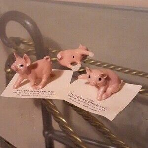 Hagen rennicker pink pig San Dimas California figurines